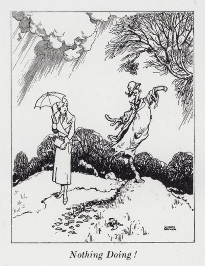 Nada Fazendo! (litho) de William Heath Robinson