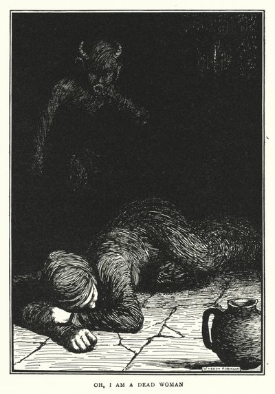 Oh, eu sou uma mulher morta (litho) de William Heath Robinson