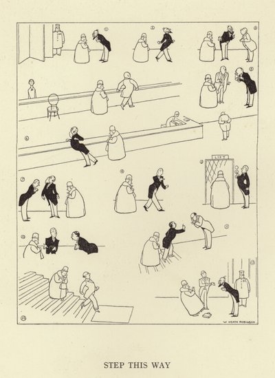 Passe por aqui de William Heath Robinson