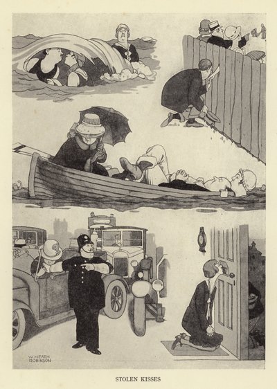 Beijos roubados de William Heath Robinson