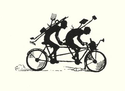 O Fim (litho) de William Heath Robinson