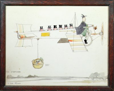 O avião de Eton de William Heath Robinson