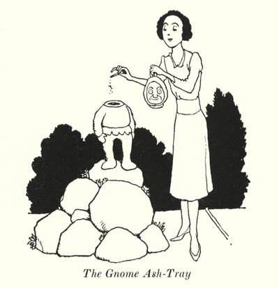 O Gnomo Ash-Tray (litho) de William Heath Robinson