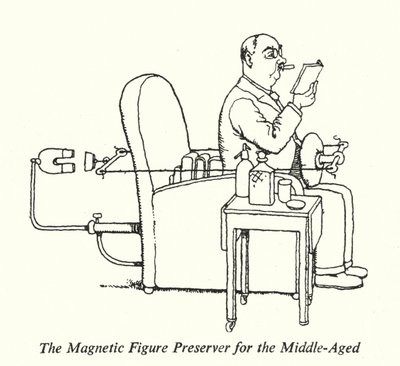 O Preservador Magnético de Figura para o Idade Média (litho) de William Heath Robinson