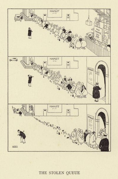 A fila roubada de William Heath Robinson