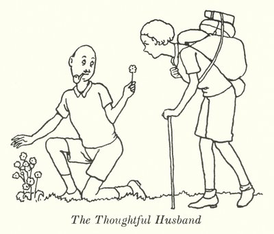 O Marido Previdente (litho) de William Heath Robinson