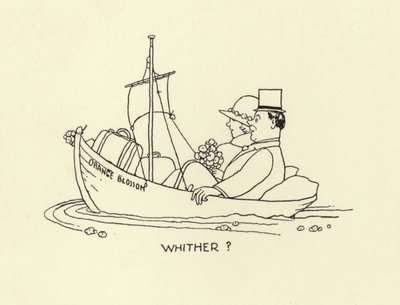 Aonde, casal se assentou no mar da vida de casado de William Heath Robinson