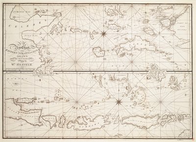 Uma nova carta do Estreito Oriental para a China de William Heather