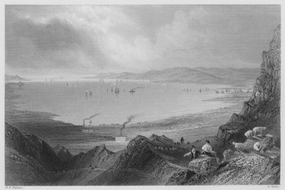 Belfast Lough (gravura) de William Henry (after) Bartlett