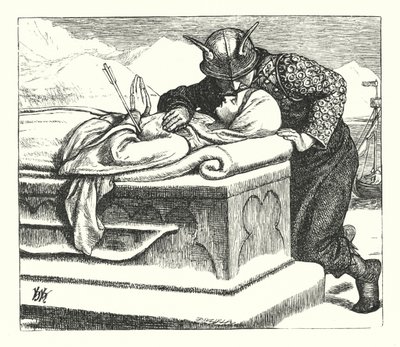 A Balada de Oriana (gravura) de William Henry (after) Hunt