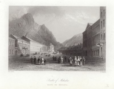 Banhos da Mehadia de William Henry Bartlett