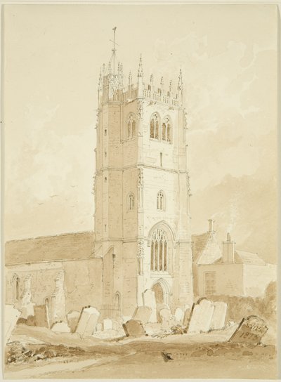 Bitton Church, Gloucestershire de William Henry Bartlett