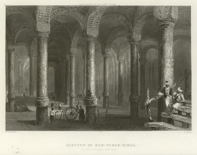 Cisterna de Philoxenos, Constantinopla de William Henry Bartlett