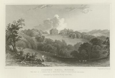 Copped Hall, Essex, o assento de J Conyers, Esquire de William Henry Bartlett
