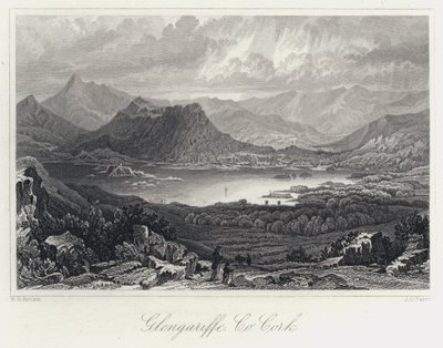 Glengariffe, Co Cork (gravura) de William Henry Bartlett