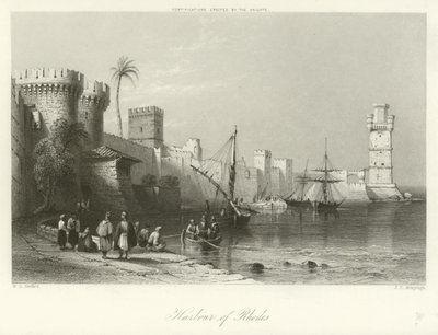 Porto de Rodes de William Henry Bartlett