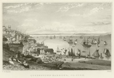 Porto de Queenstown de William Henry Bartlett