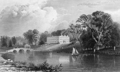 Rivenhall Place, Essex, gravado por John Carr Armytage, 1831 de William Henry Bartlett