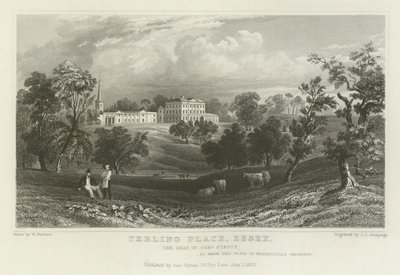 Terling Place, Essex, a sede da General Strutt de William Henry Bartlett