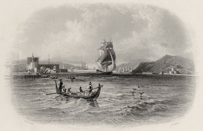 Os Dardanelos, na Turquia, gravados por R. Willis de William Henry Bartlett