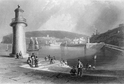 Porto de Whitehaven, c.1840-50 de William Henry Bartlett