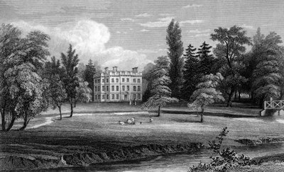 Writtle Lodge, Essex, gravado por William Tombleson, 1832 de William Henry Bartlett