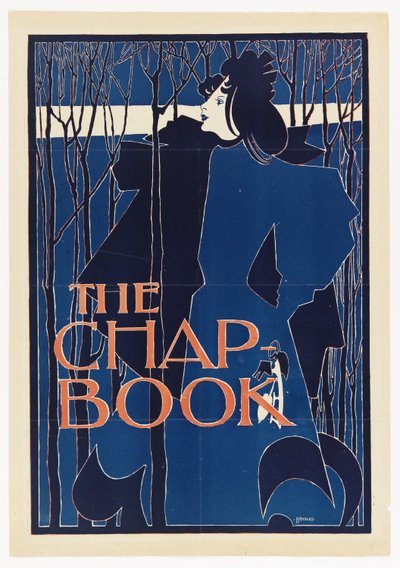 The Blue Lady, pôster para The Chap-Book de William Henry Bradley