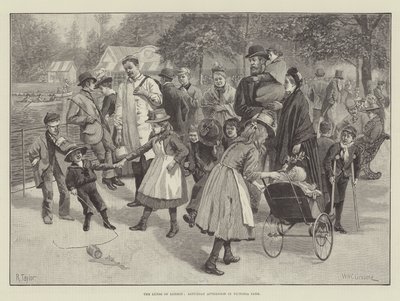 Os pulmões de Londres, sábado à tarde no Victoria Park de William Henry Charles Groome