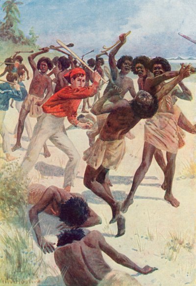Com um golpe de sua equipe, Jack derrubou o homem de William Henry Charles Groome
