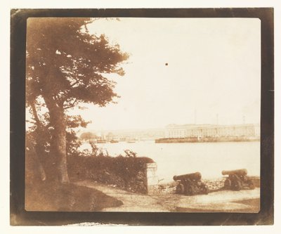 Royal William Victualling Yard, Plymouth, a partir do Monte Edgecumbe de William Henry Fox Talbot