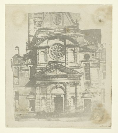 St. Etienne du Mont, Fachada de William Henry Fox Talbot