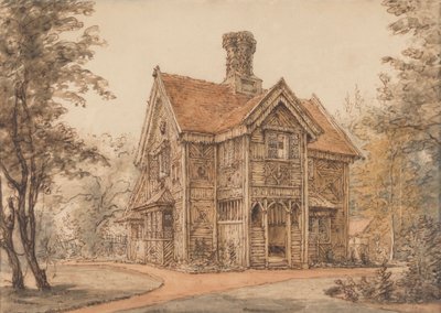 Uma Loja em Cassiobury de William Henry Hunt