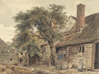 Quintal de uma casa de campo de William Henry Hunt