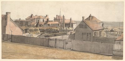 Cabanas de pescadores em Hastings de William Henry Hunt