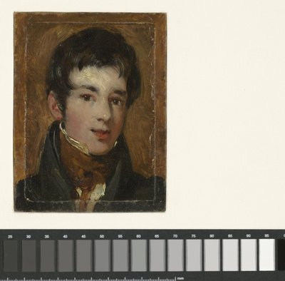 Retrato do pintor James Holland de William Henry Hunt