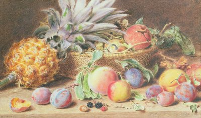 Ainda vida com frutas de William Henry Hunt