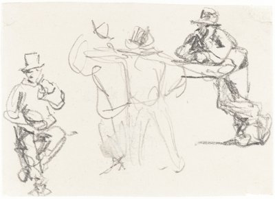 Estudos de uma Figura Masculina de William Henry Hunt