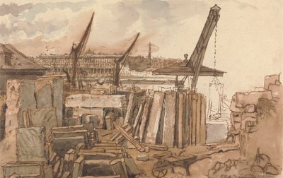 O Edifício da Ponte de Waterloo de William Henry Hunt