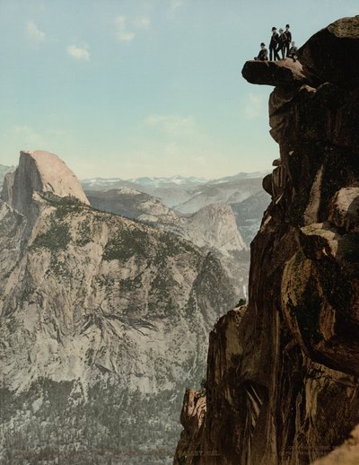 Glacier Point e South Dome, Vale de Yosemite, Califórnia, publicado em 1898 (foto) de William Henry Jackson