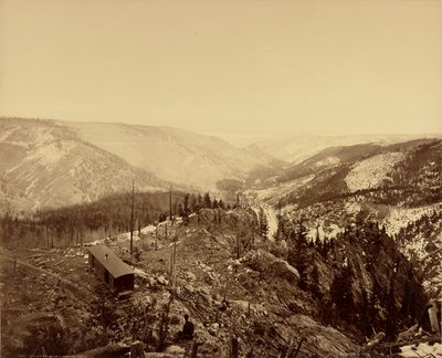Vale de Los Pinos, olhando para leste de William Henry Jackson