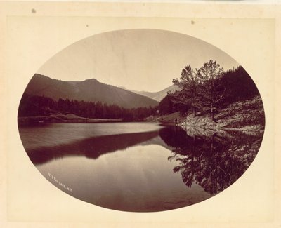 Mystic Lake, MT, 1872. de William Henry Jackson