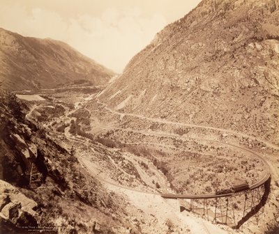«O circuito» perto de Georgetown, Colorado de William Henry Jackson