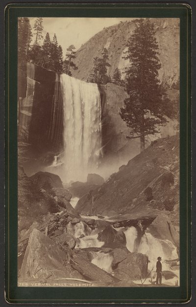 Cataratas Vernais. Yosemite. de William Henry Jackson