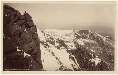 Para oeste a partir do cume de Pikes Peak de William Henry Jackson