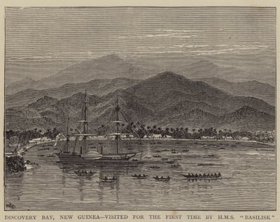 Discovery Bay, Nova Guiné, visitada pela primeira vez pelo HMS Basilisk de William Henry James Boot
