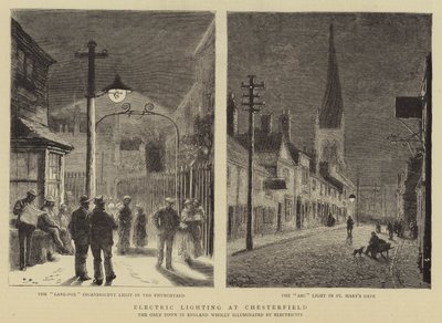 Iluminação Elétrica em Chesterfield de William Henry James Boot