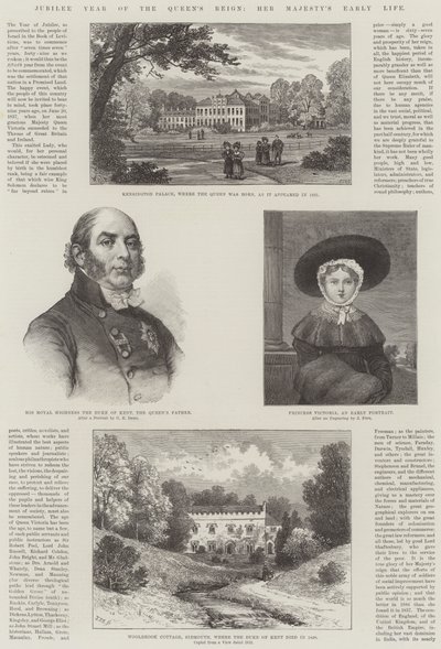 Jubileu do reinado da rainha, o início da vida de Sua Majestade de William Henry James Boot