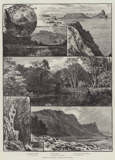 Esboços rambling, Gower, Gales do Sul de William Henry James Boot