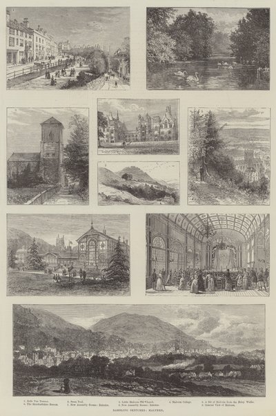 Esboços desconexos, Malvern de William Henry James Boot