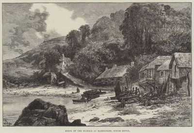 Cena do Assassinato em Babbicombe, South Devon de William Henry James Boot